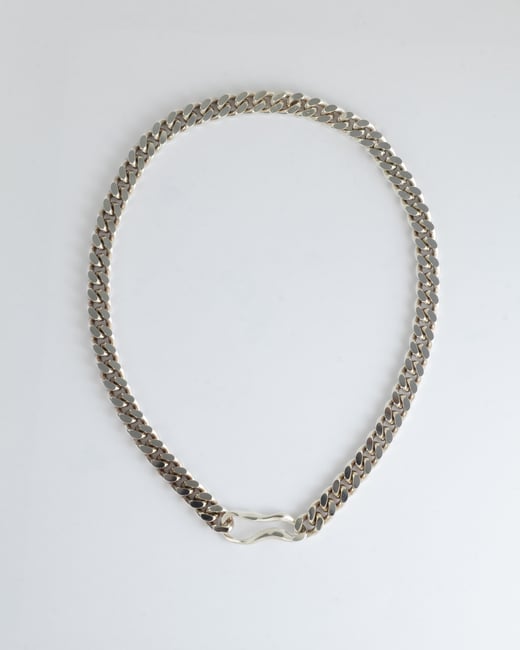Elisa Lee-Carabiner Halssnoer Zilver €1180-3