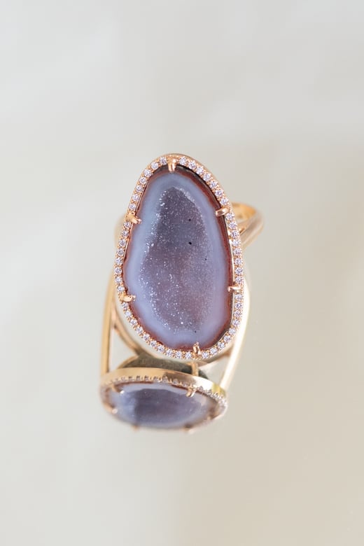 Karolin Van Loon - Rocky Ring Plum - 3.100 euro (1)